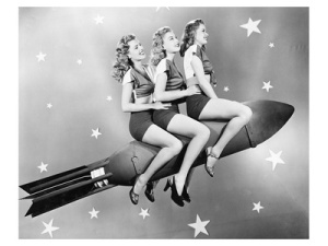 three-women-sitting-on-rocket